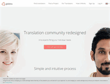 Tablet Screenshot of globtra.com